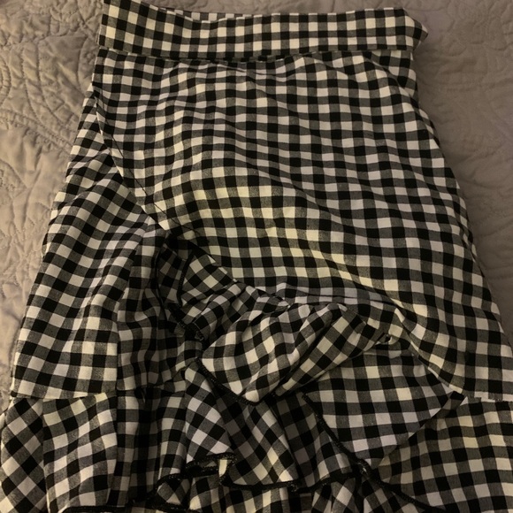 women’s gingham wrap skirt - Picture 1 of 3